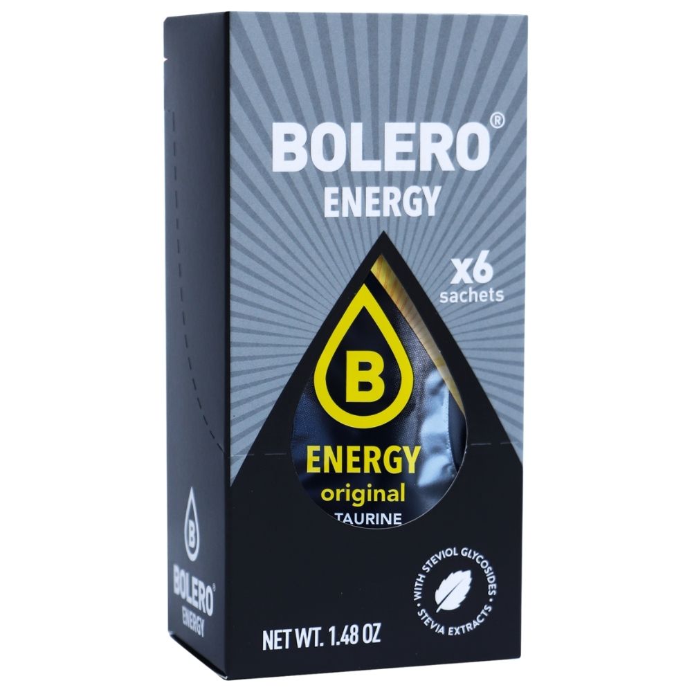 Bolero Energy lahustuv jook stevia magusainega - 6 pakikest