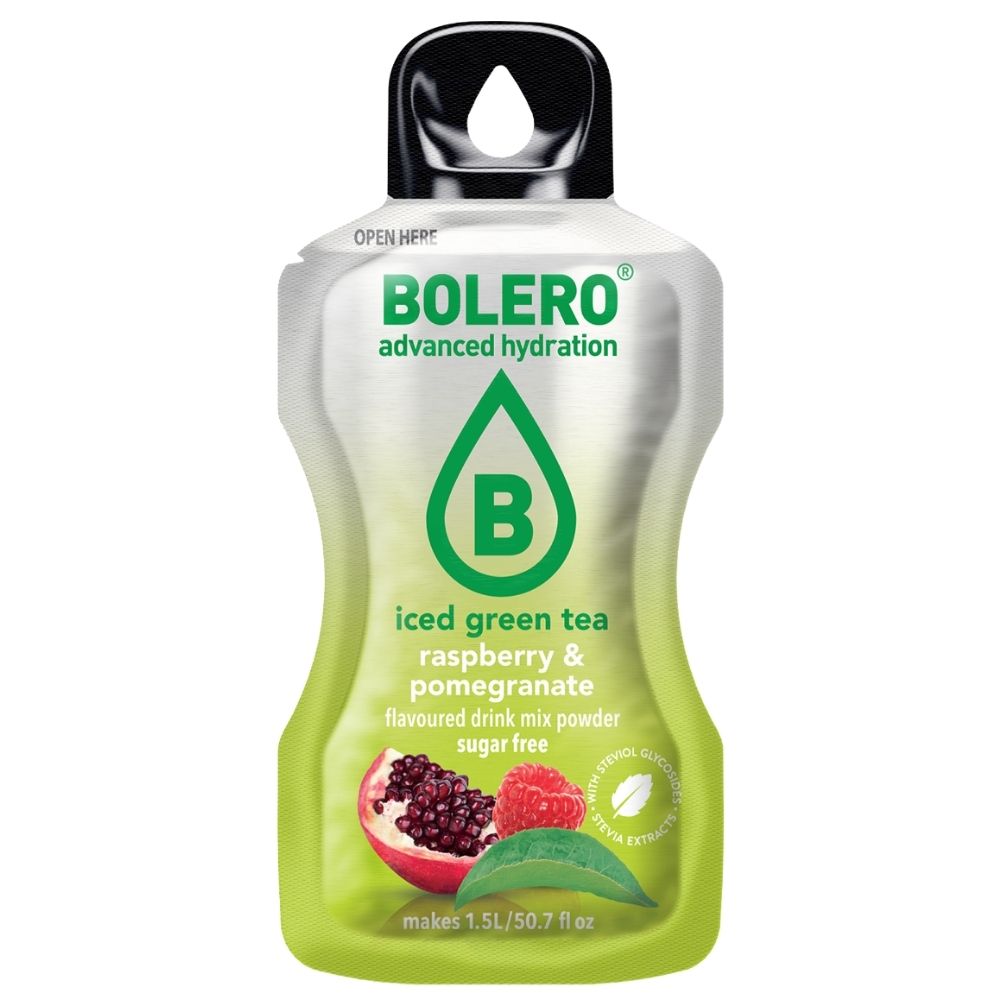 Bolero Classic kiirjoogipulber Jäätee Roheline, vaarika ja granaatõuna - 8 g
