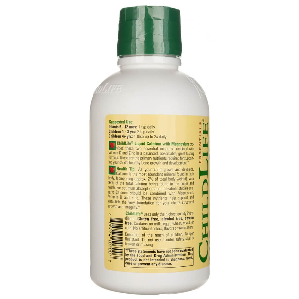 ChildLife vedel kaltsium magneesiumiga, naturaalse apelsinimaitsega - 473 ml