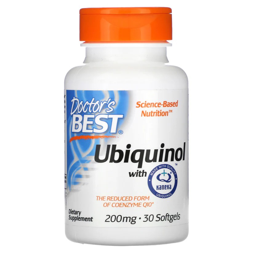 Doctor's Best Ubiquinol iš Kaneka 200 mg - 30 kapsulių - Magnis.lt
