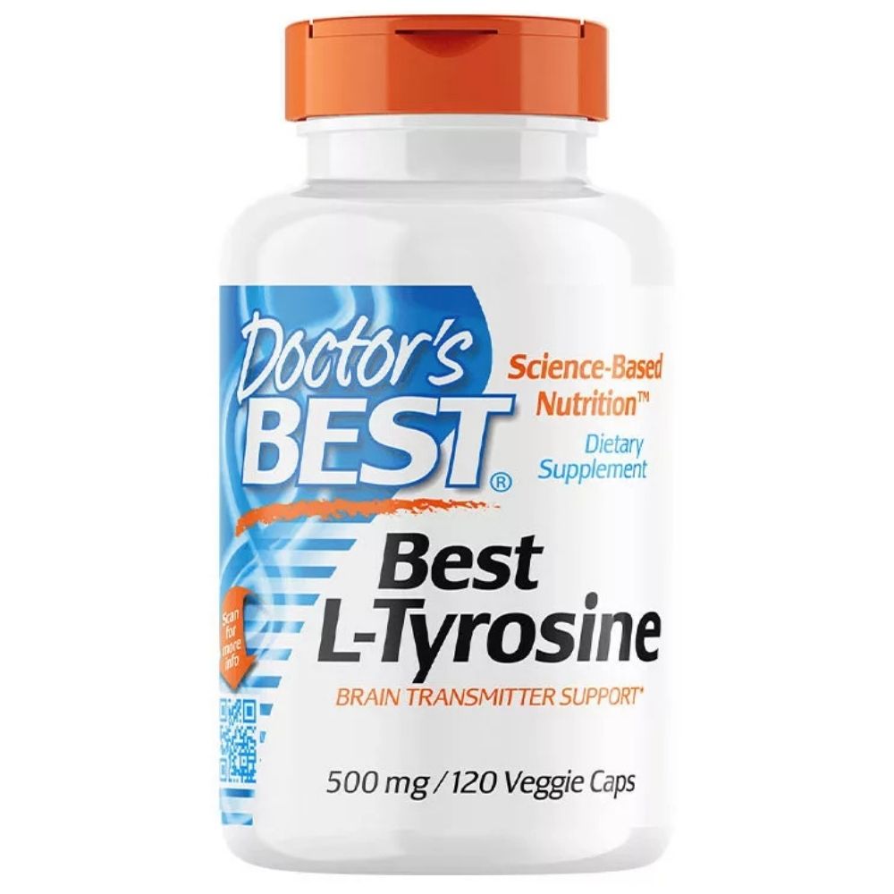 Doctor's Best L-Tyrosine 500 mg - 120 kapslit