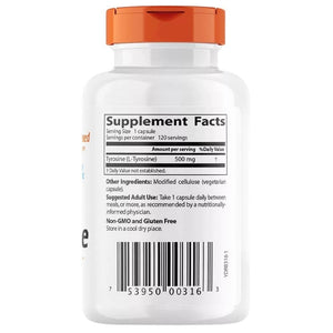 Doctor's Best L-Tyrosine 500 mg - 120 kapslit