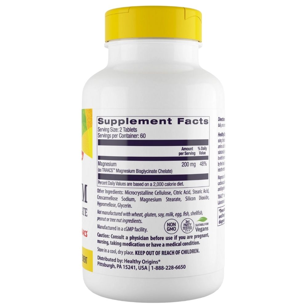 Terviklik magneesium, magneesiumkelaat 200 mg - 120 tabletti