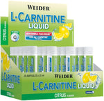 L-Carnitine Liquid, Citrus - 20 x 25 ml. - Weider