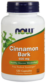 Cinnamon Bark, 600mg - 120 caps - NOW Foods