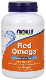 Red Omega (Red Yeast Rice) - 90 softgels - NOW Foods