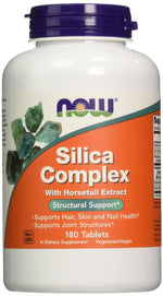 Silica Complex with Horsetail Extract - 180 tablets - NOW Foods