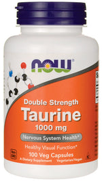 Taurine, 1000mg Double Strength - 100 vcaps - NOW Foods
