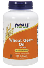 Wheat Germ Oil, 1130mg - 100 softgels - NOW Foods