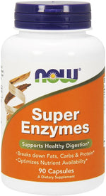 Super Enzymes - 90 caps - NOW Foods