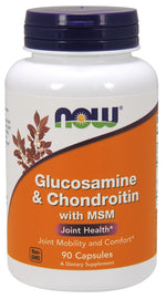Glucosamine & Chondroitin with MSM - 90 caps - NOW Foods