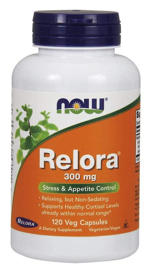 Relora, 300mg - 120 vcaps - NOW Foods