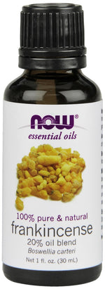Essential Oil, Frankincense Oil 20% Oil Blend - 30 ml. - NOW Foods