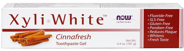 XyliWhite, Cinnafresh Toothpaste Gel - 181 grams - NOW Foods