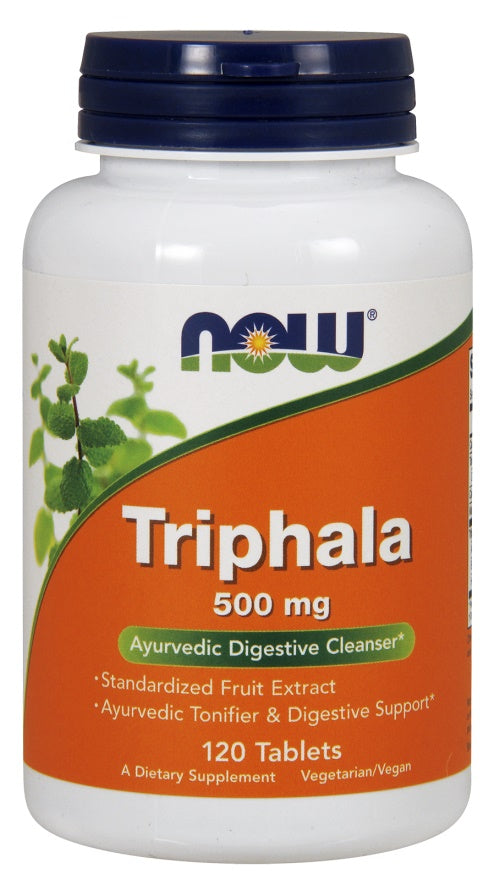 Triphala, 500mg - 120 tablets - NOW Foods