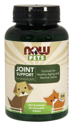 Pets, Joint Support - 90 chewable tablets - NOW Foods