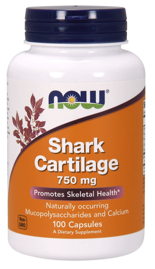 Shark Cartilage, 750mg - 100 caps - NOW Foods
