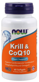 Krill & CoQ10 - 60 softgels - NOW Foods