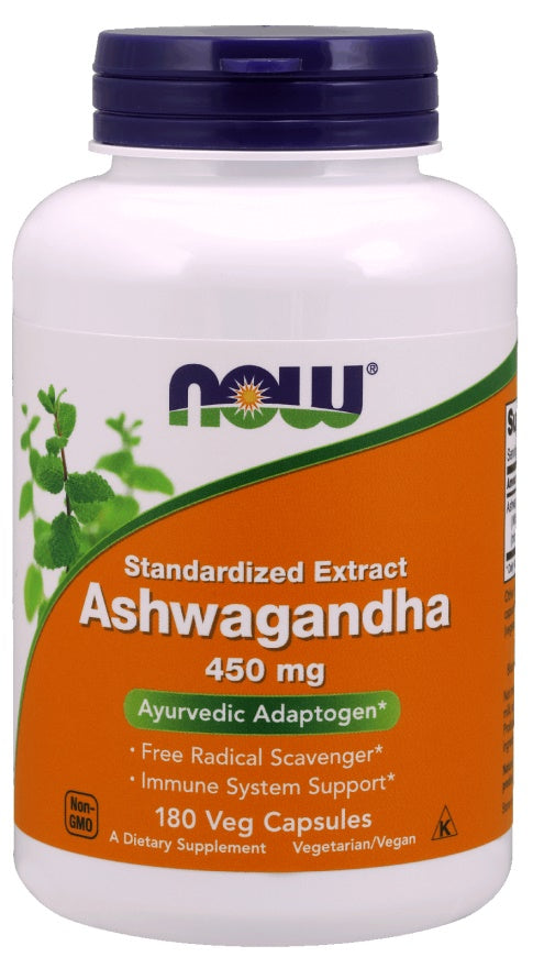 Ashwagandha Extract, 450mg - 180 vcaps - NOW Foods
