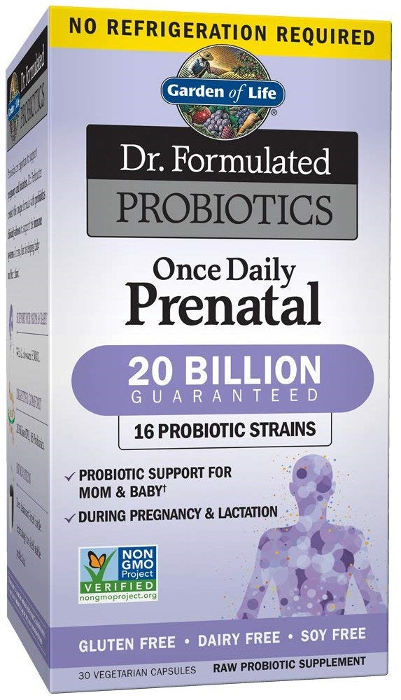 Dr. Formulated Probiotics Once Daily Prenatal - 30 vcaps - Garden of Life