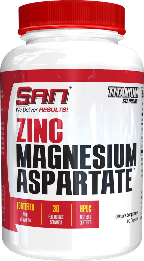 Zinc Magnesium Aspartate - 90 caps - SAN