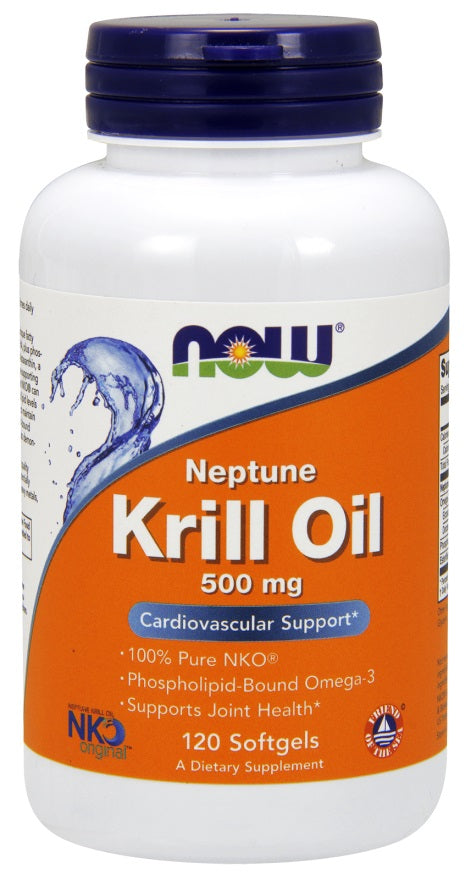 Krill Oil, 500mg - 120 softgels - NOW Foods