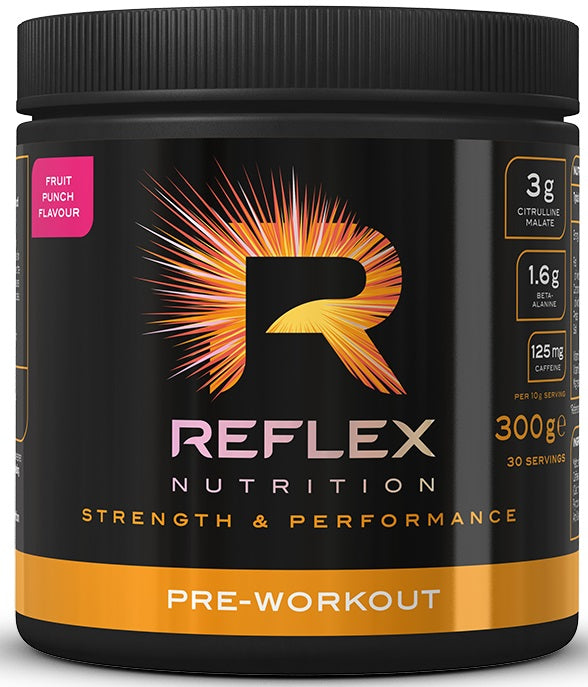 Pre-Workout, Fruit Punch - 300 grams - Reflex Nutrition