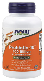 Probiotic-10, 100 Billion - 60 vcaps - NOW Foods
