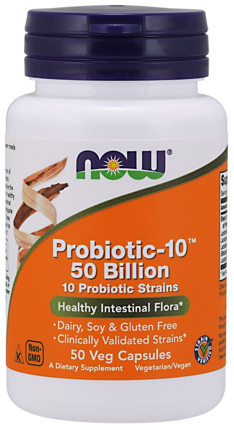 Probiotic-10, 50 Billion - 50 vcaps - NOW Foods