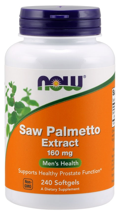 Saw Palmetto Extract, 160mg - 240 softgels - NOW Foods