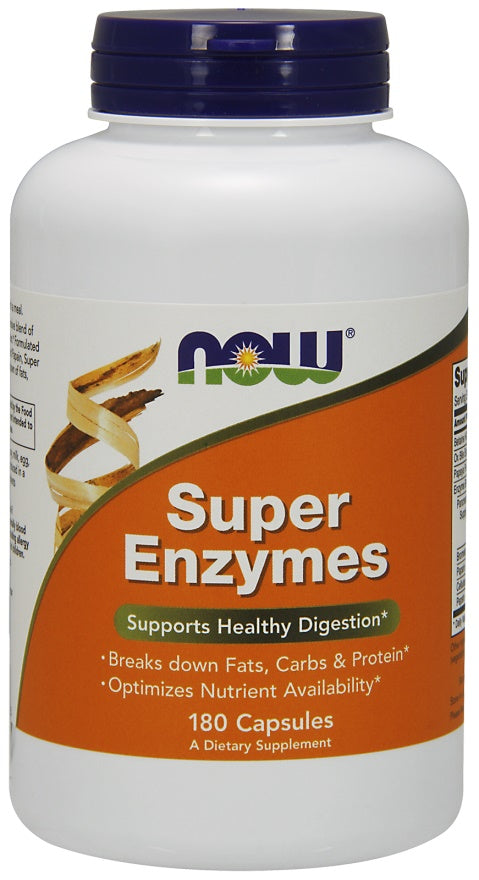 Super Enzymes - 180 caps - NOW Foods