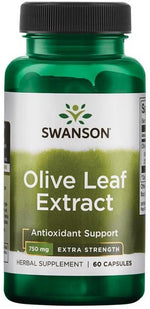 Olive Leaf Extract, 750mg Super Strength - 60 caps - Swanson
