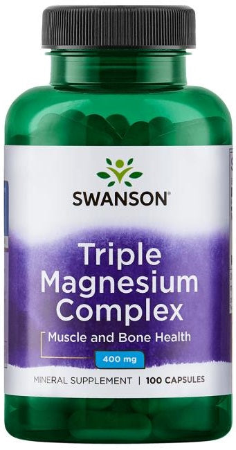 Triple Magnesium Complex, 400mg - 100 caps - Swanson