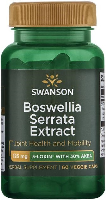 Boswellia Serrata Extract, 125mg - 60 vcaps - Swanson