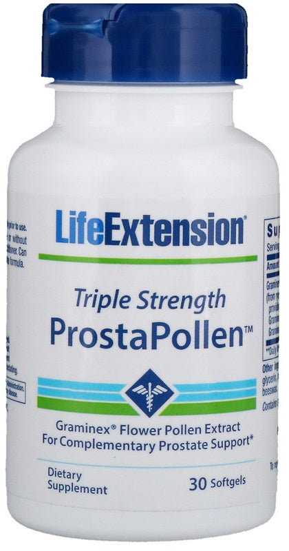 ProstaPollen Triple Strength - 30 softgels - Life Extension