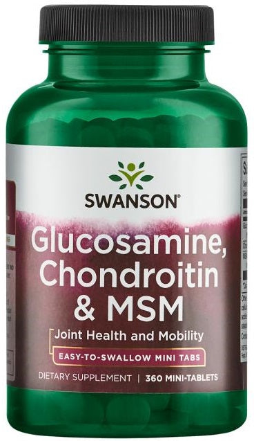 Glucosamine, Chondroitin & MSM - 360 mini-tablets - Swanson