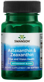 Astaxanthin & Zeaxanthin - 60 softgels - Swanson
