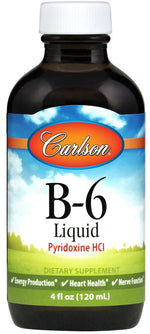 Vitamin B-6 - Pyridoxine HCl - 120 ml. - Carlson Labs