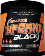 Inferno Black, Fruit Punch Fury - 300 grams - Stacker2 Europe