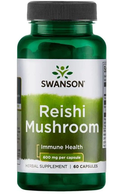 Reishi Mushroom, 600mg - 60 caps - Swanson