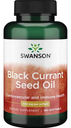 Black Currant Seed Oil, 500mg - 180 softgels - Swanson