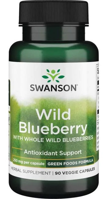 Wild Blueberry, 250mg - 90 vcaps - Swanson
