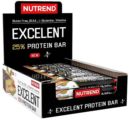 Excelent 25% Protein Bar, Vanilla & Pineapple - 18 x 85g - Nutrend