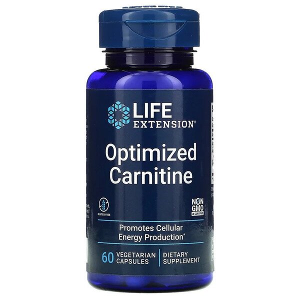 Optimized Carnitine - 60 caps - Life Extension