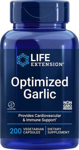Optimized Garlic - 200 vcaps - Life Extension