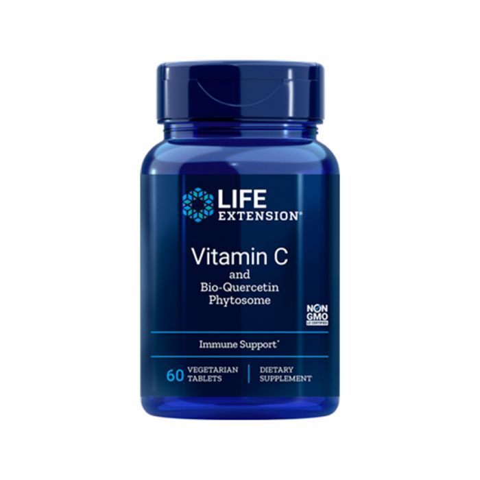 Vitamin C and Quercetin Phytosome - 60 vegetarian tabs - Life Extension