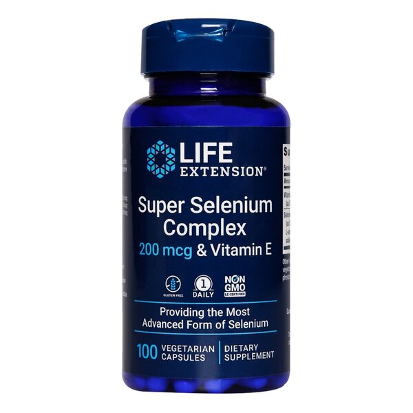 Super Selenium Complex & Vitamin E - 100 vcaps - Life Extension