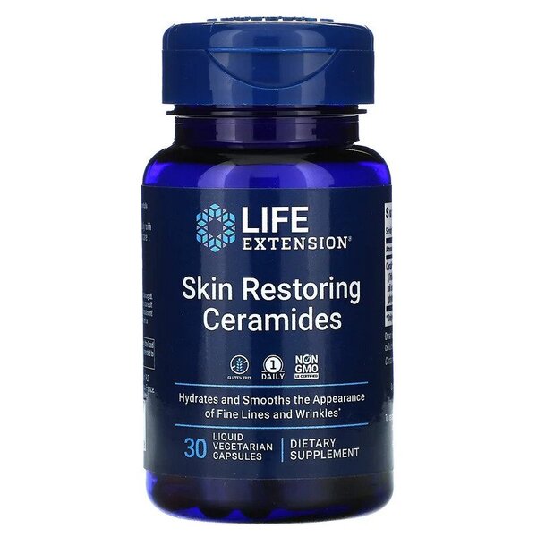 Skin Restoring Ceramides - 30 liquid vcaps - Life Extension