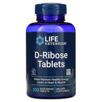 D-Ribose Tablets - 100 vegetarian tabs - Life Extension