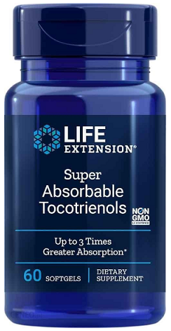Super Absorbable Tocotrienols - 60 softgels - Life Extension